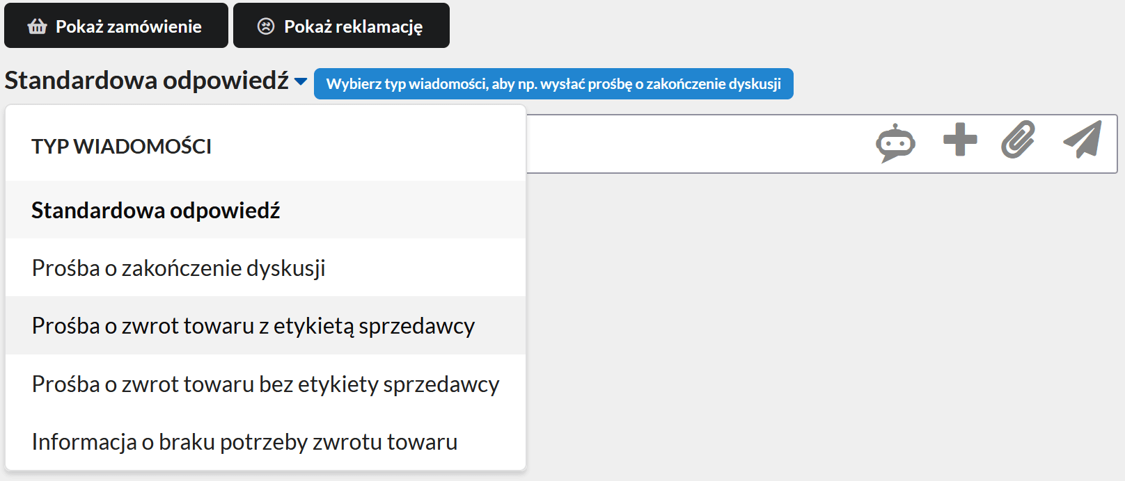 Podjęcie decyzji przez sprzedawcę w reklamacji Allegro
