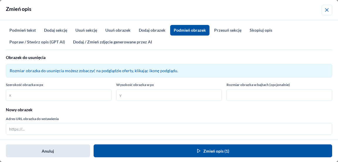 Opis — podmień obrazek