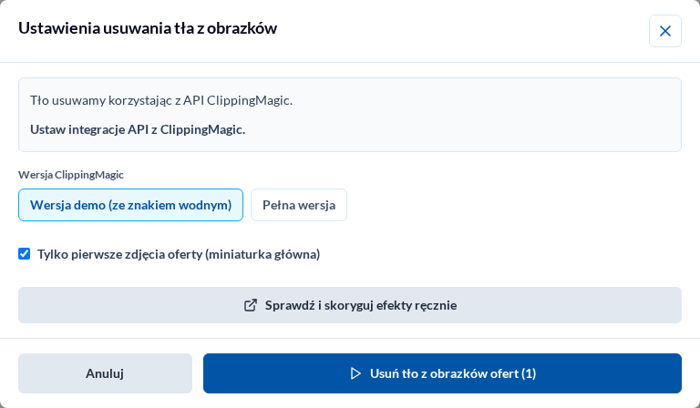 Usuwanie tła ze zdjęć
