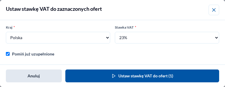 Stawka VAT