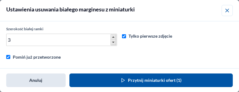 Przycinanie miniaturek
