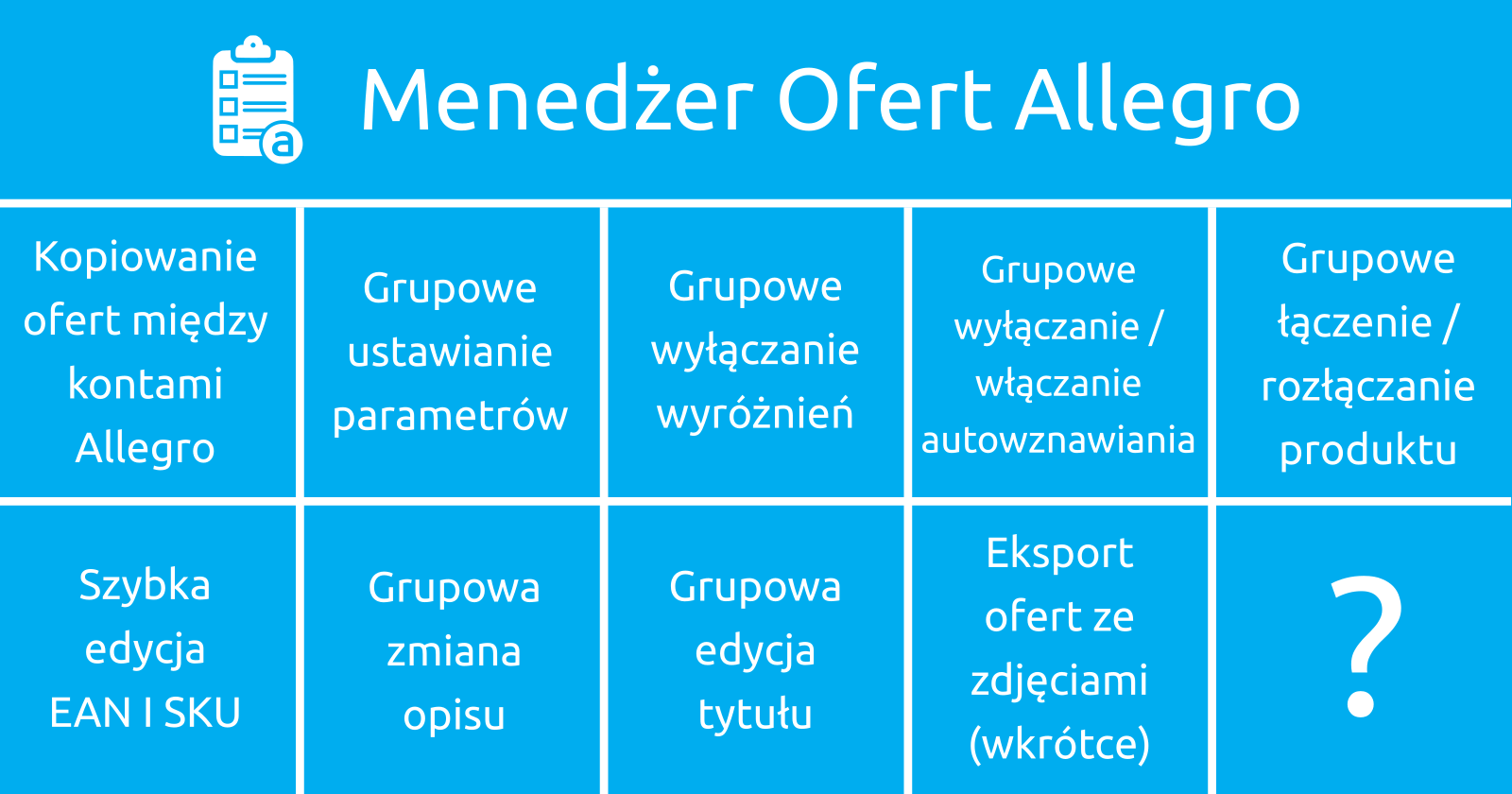 Menedżer Ofert Allegro